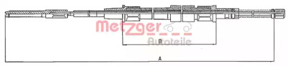 Трос METZGER 10.748