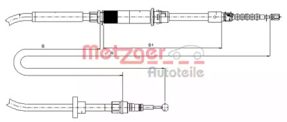 Трос METZGER 10.7484