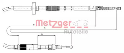 Трос METZGER 10.7531