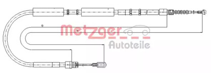 Трос METZGER 10.7536