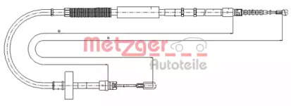 Трос METZGER 10.7537