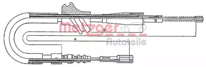 Трос METZGER 10.754