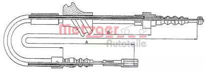 Трос METZGER 10.7542