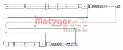 Трос METZGER 10.7545