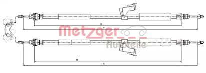 Трос METZGER 10.8225