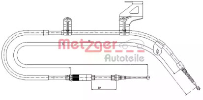 Трос METZGER 10.9041