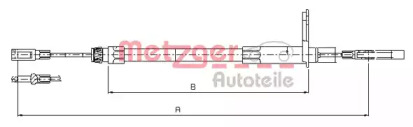 Трос METZGER 10.9432