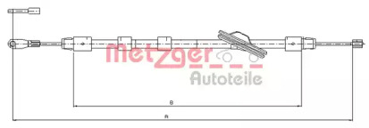 Трос METZGER 10.9439