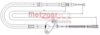 Трос METZGER 10.9872