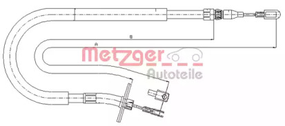 Трос METZGER 10.9877