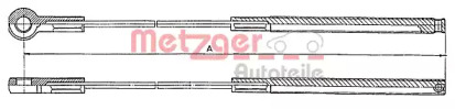 Трос METZGER 10.989