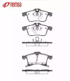 Комплект тормозных колодок METZGER 1036.02