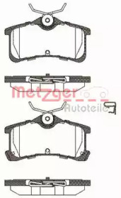 Комплект тормозных колодок METZGER 1050.02