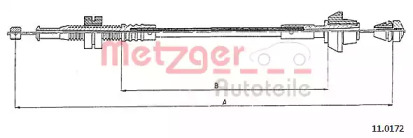 Трос METZGER 11.0172