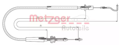 Трос METZGER 11.0636