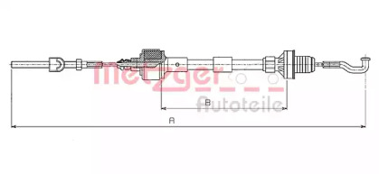 Трос METZGER 11.2531