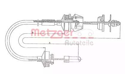 Трос METZGER 11.3034