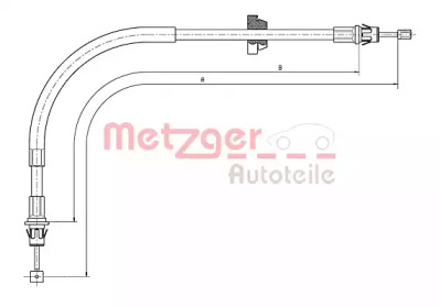 Трос METZGER 11.5571