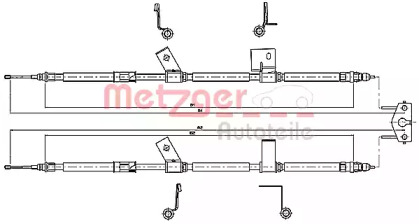 Трос METZGER 11.5780