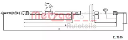 Трос METZGER 11.5830