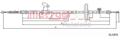 Трос METZGER 11.5831