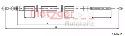 Трос METZGER 11.6682