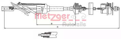 Трос METZGER 11.2254