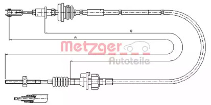 Трос METZGER 11.2255