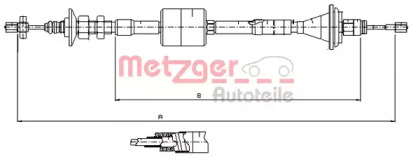 Трос METZGER 11.2912