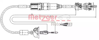 Трос METZGER 11.3264