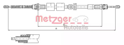 Трос METZGER 11.5507