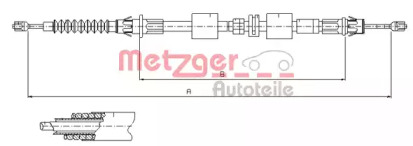 Трос METZGER 11.5508