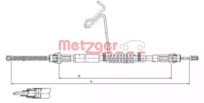 Трос METZGER 11.5666