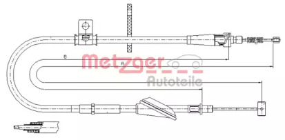 Трос METZGER 11.5745