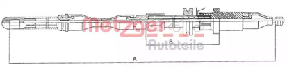 Трос METZGER 11.5751