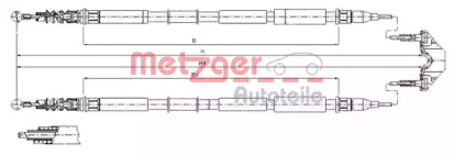 Трос METZGER 11.5867