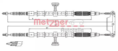 Трос METZGER 11.5944