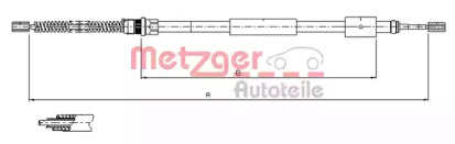 Трос METZGER 11.603