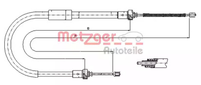 Трос METZGER 11.6661