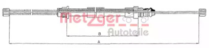 Трос METZGER 11.6673