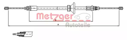 Трос METZGER 11.6801