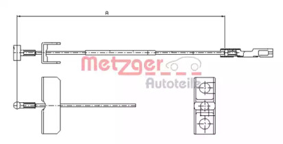 Трос METZGER 11.6802