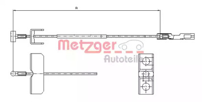 Трос METZGER 11.6803