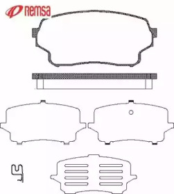 Комплект тормозных колодок METZGER 1166.01