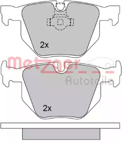 Комплект тормозных колодок METZGER 1170105