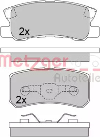 Комплект тормозных колодок METZGER 1170323