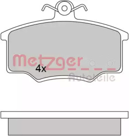 Комплект тормозных колодок METZGER 1170350