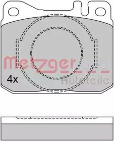 Комплект тормозных колодок METZGER 1170385