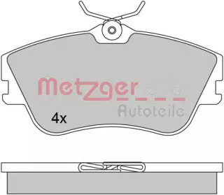 Комплект тормозных колодок METZGER 1170389