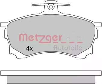 Комплект тормозных колодок METZGER 1170453